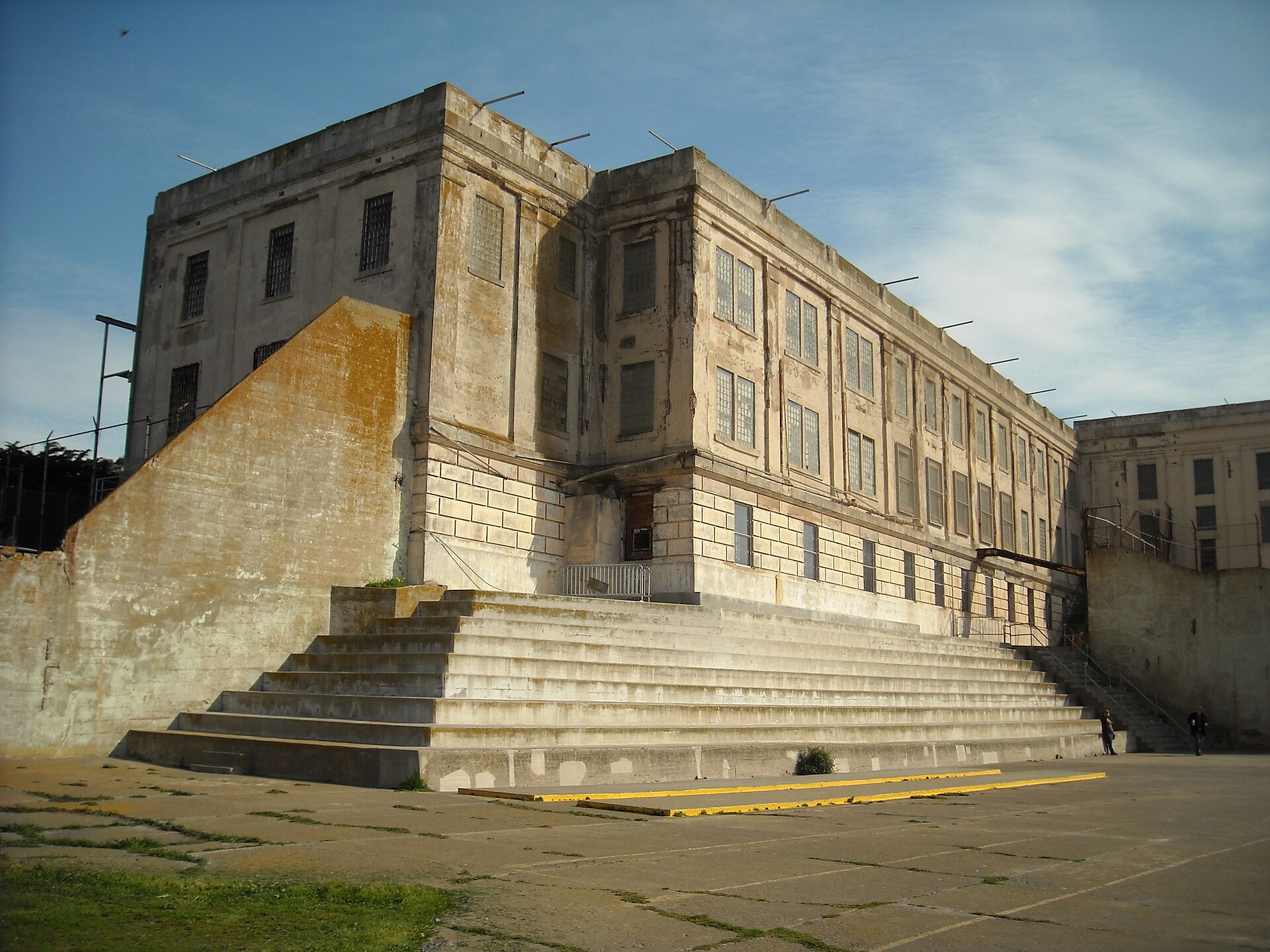 The main cellhouse entrance at Alcatraz.