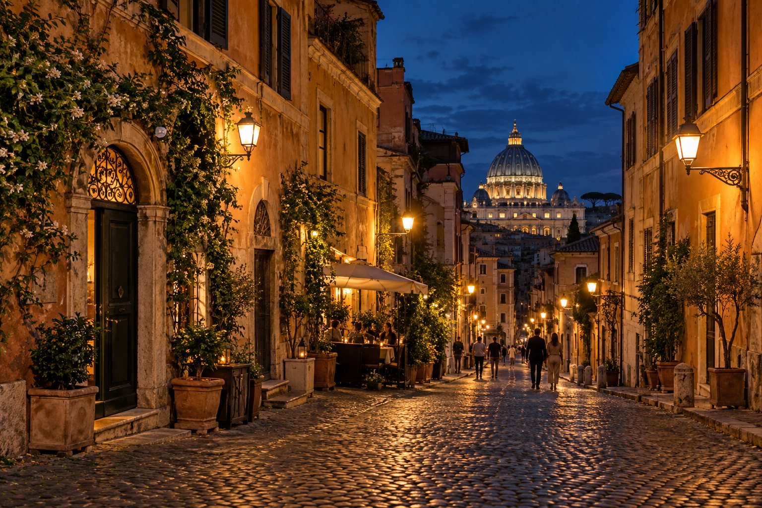 R&oacute;ma: Night Walks, the Spanish Steps & Santa Maria Maggiore